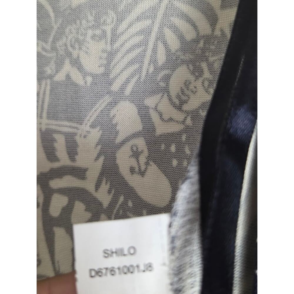 Diane von Furstenberg Blue White Greek Mythology 100% Silk Wrap Dress size 4 - Picture 12 of 12